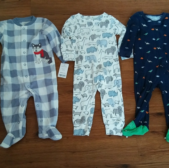 Carter's Other - Sold..Carter's Boy Size 9 Months New Pajama Lot ..